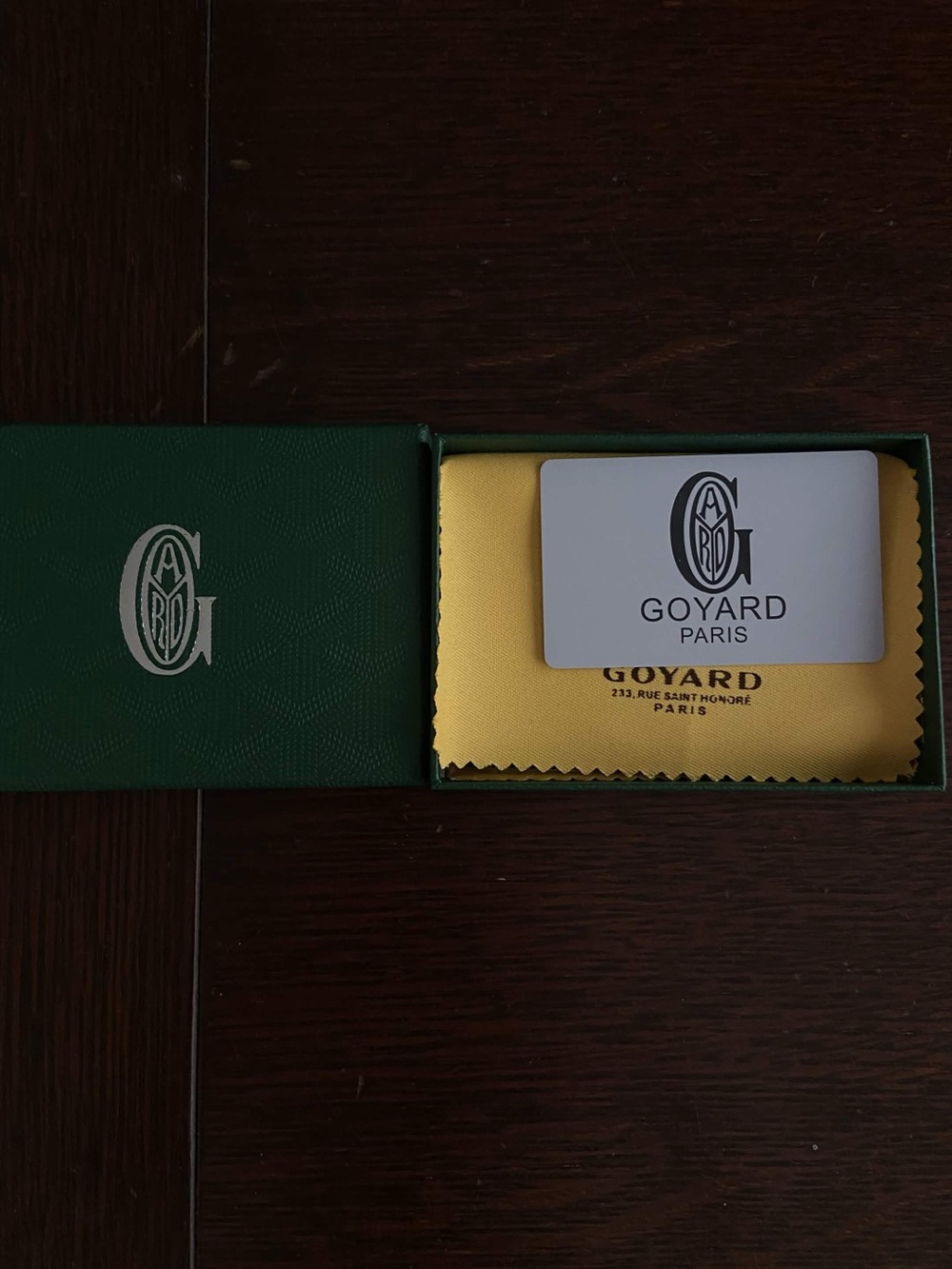 Goyard Men's Accessory Care Cloth - Yellow